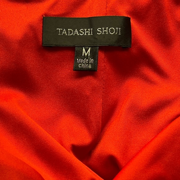 Tadashi Shoji Kayo Cross Back Crepe Gown - Picture 9 of 12